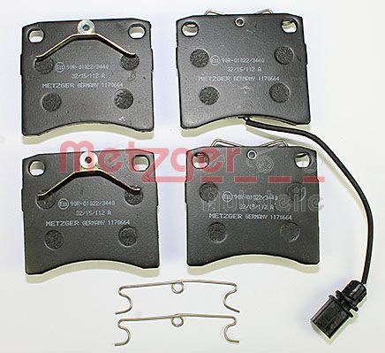METZGER 1170664 Bremsbelagsatz, Scheibenbremse